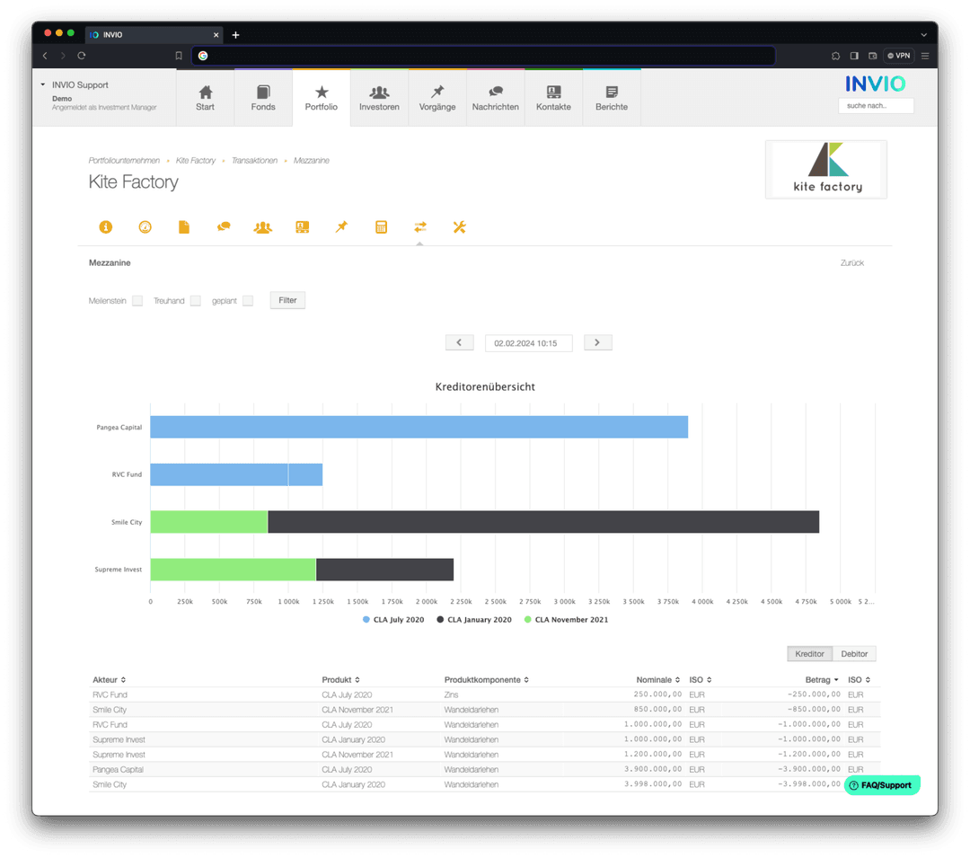 Invio Example Mezzanine